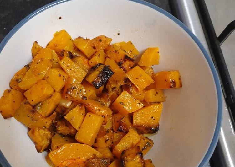 Step-by-Step Guide to Make Speedy Maple and sage roasted squash