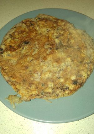 Una foto de Desayuno* tortilla dulce