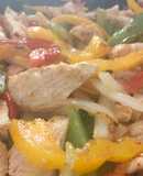 Fajitas de pollo
