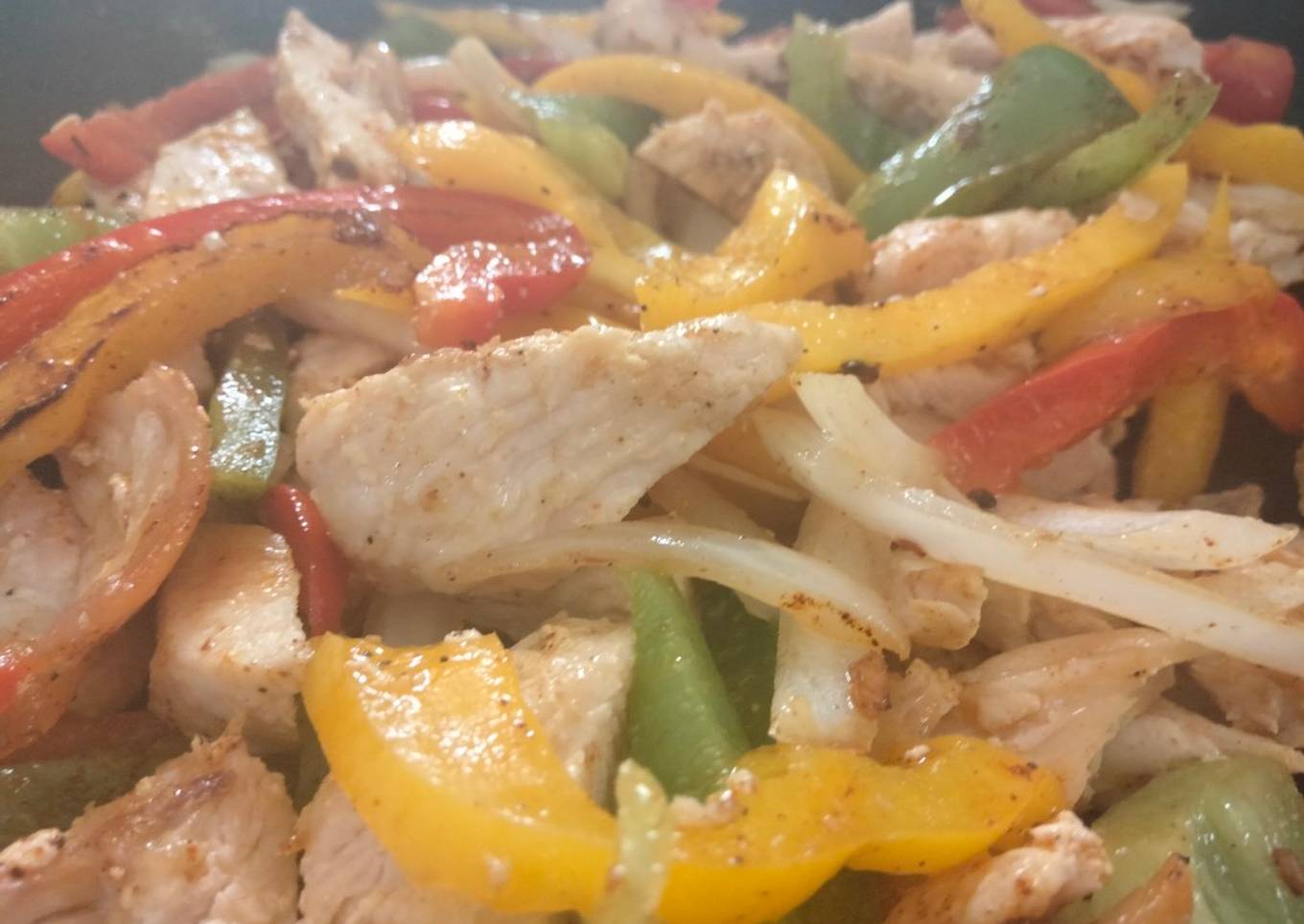 Fajitas de pollo