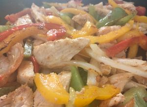 Una foto de Fajitas de pollo