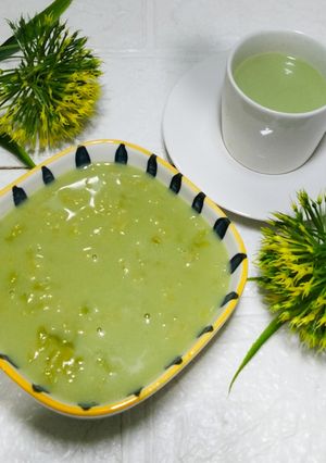 Foto resep Bubur kacang ijo matcha