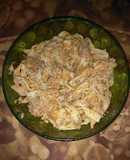 Tallarines de surimi con atún