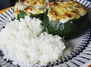 Una foto de Zapallitos rellenos