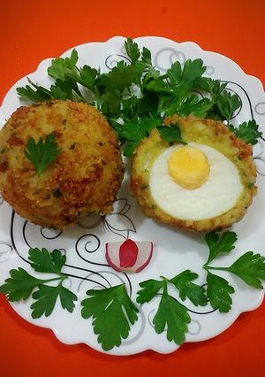 عکسی از دستور تدوک تخم مرغ