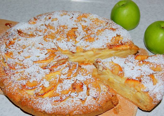 Пошаговый способ приготовления яблочного пирога