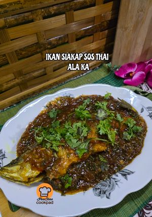 Gambar Ikan siakap sos thai ala KA
