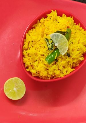 લેમન રાઈસ રેસીપી મુખ્ય ફોટો
