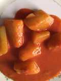 Chayotes en achiote