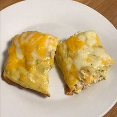 A picture of Chicken Celery Cream Quiche Crustless.