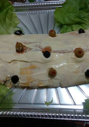 Una foto de Pionono Relleno de Atún