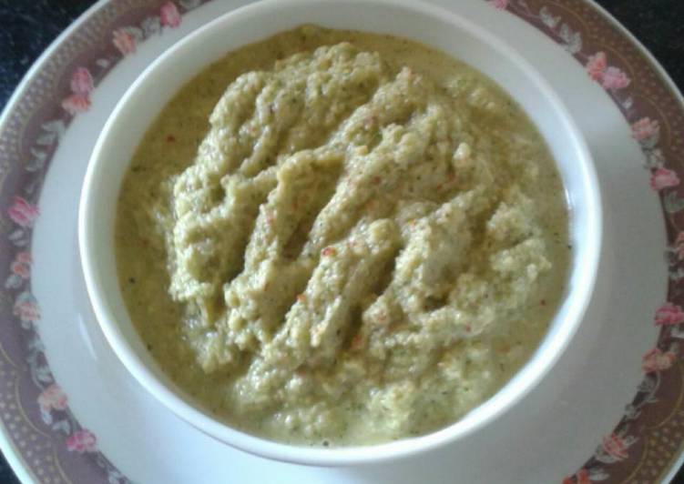 Coconut green chutney