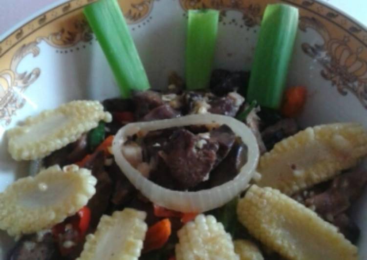 Cah Ati Ampela Ayam & Jagung Muda