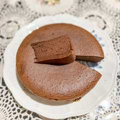 A picture of Chocolate Chiffon cake (cooked dough method).