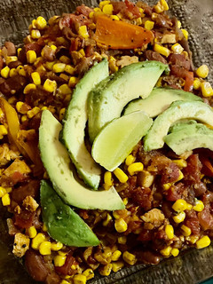 A picture of One pot taco casserole mix.