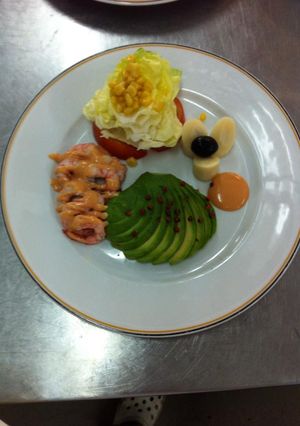 صورة لوصفة سلطة افوكادو Salad avocat