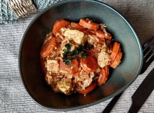 Une photo de Sauté de porc garam masala