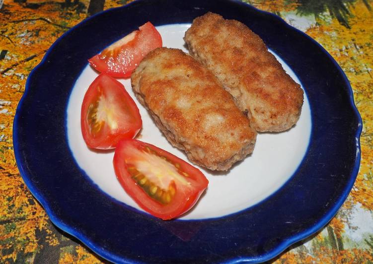 Котлетки из говядины с кусочком масла внутри