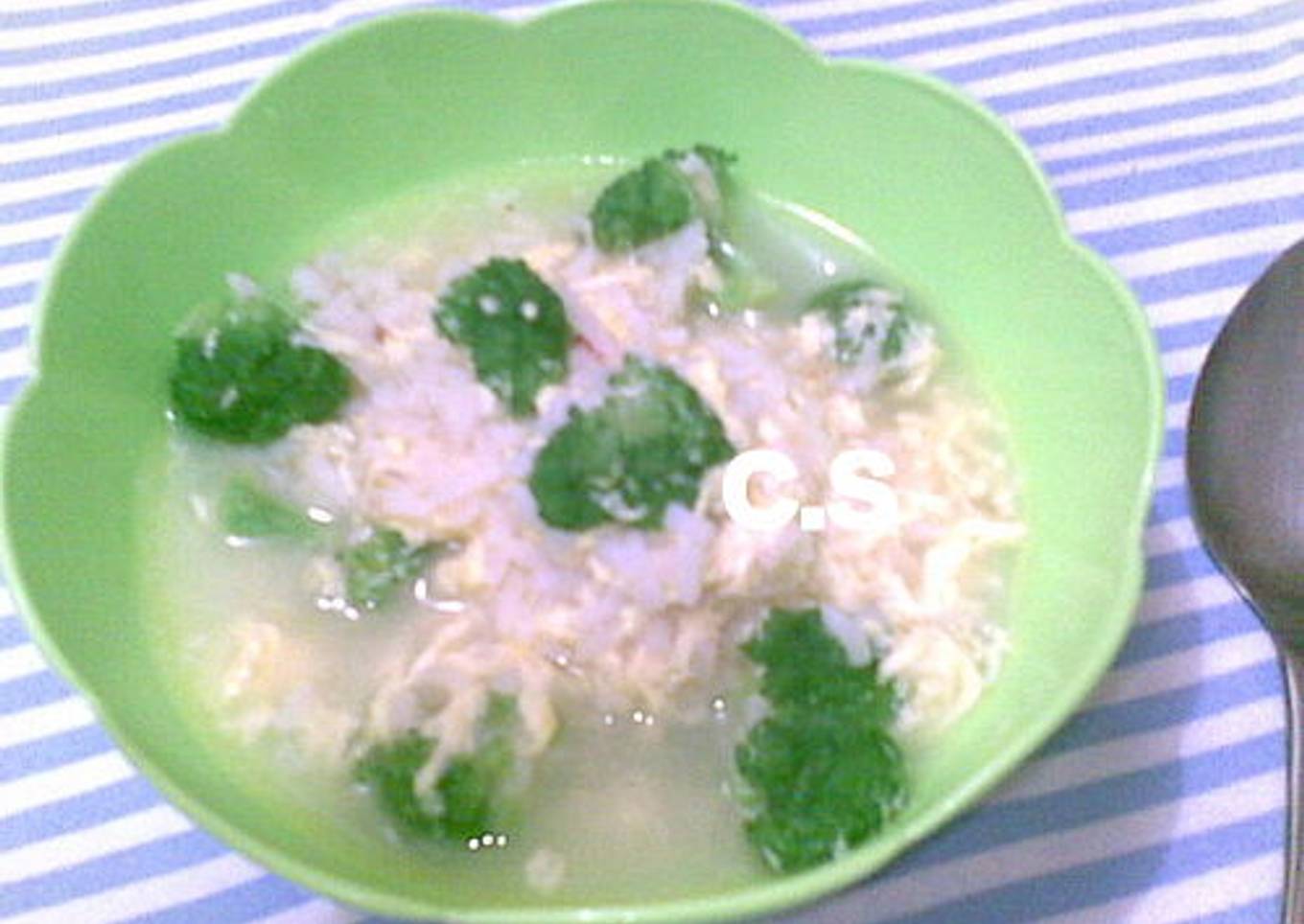 Nasi Rebus Brokoli