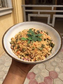 A picture of Dambun couscous.