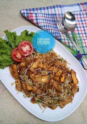 Foto resep Telur Dadar Cah Taoge