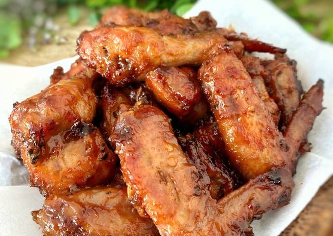 Honey chicken wing - simple enak untuk mealprep