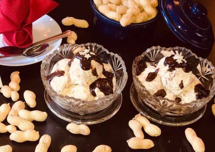 Recipe of Super Quick Homemade Chunky Peanuts Ice Cream