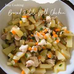 รูปของ Easy Cooking: Braised Potato with Chicken (Tumis Kentang Dengan Ayam)