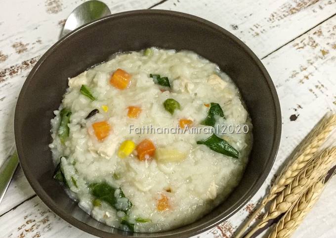 Resipi Bubur Ayam Mixed Vegetables Oleh Fatthanah Amran Cookpad