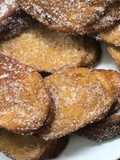 Rabanadas com calda de laranja