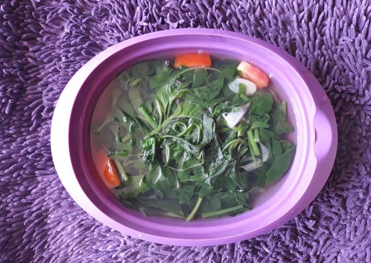 Resep Sayur Bayam Bening, Lezat Sekali