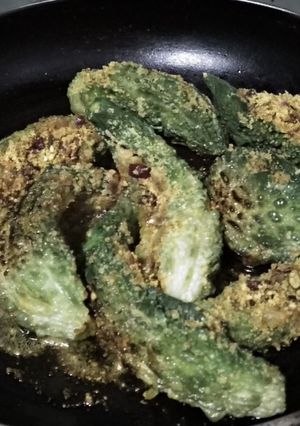 A picture of Bharwa Karela.
