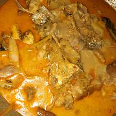 รูปของ Gulai kepala ikan kakap (gulai ikan kakap)