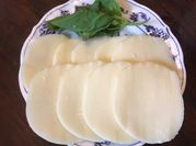 A picture of mozzarella curd