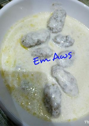 صورة لوصفة كفتة باللبن