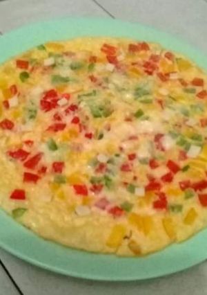 Foto resep Omlet Paprika