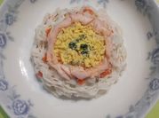 A picture of potato egg salad