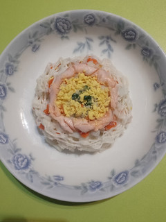 A picture of Salmon Potato Egg Salad.