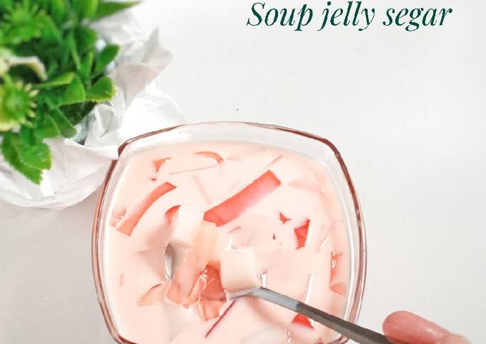Bagaimana Menyiapkan Soup jelly segar Anti Gagal