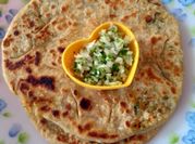 A picture of paratha wheat