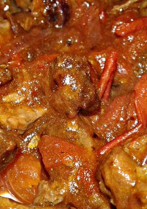 A picture of Wet fry beef.