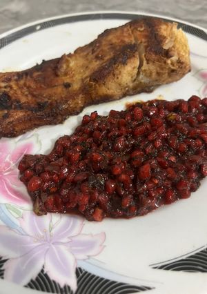 عکسی از دستور ناردون با ماهی