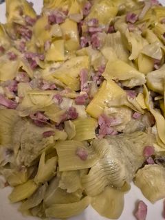 Una foto de Alcachofas con Jamón