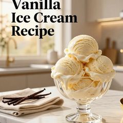 A picture of Professional Homemade Vanilla Ice Cream Recipe | Easy Business-Style Ice Cream at Home.