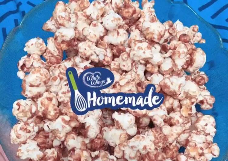 Bagaimana Membuat Popcorn caramel 🍿, Bisa Manjain Lidah