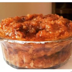 A picture of Besan Ka halwa.
