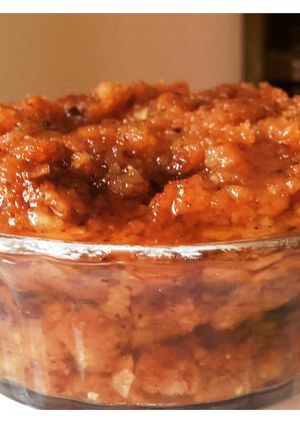 A picture of Besan Ka halwa.