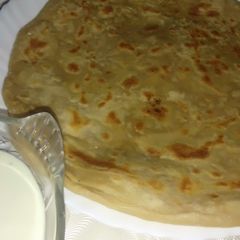 A picture of Qeema paratha.