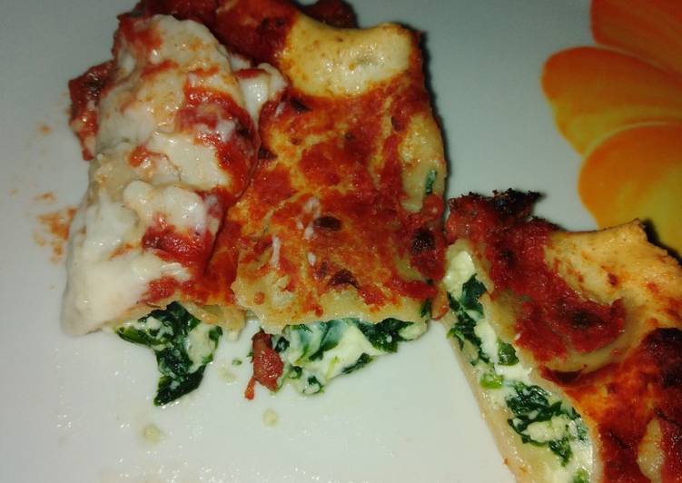 Cannelloni ricotta e spinaci