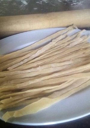 Una foto de Pasta casera al huevo 🍝